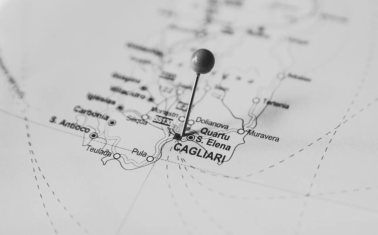 cagliari, travel, pinned, maps, europe, italy, sardinia, atlas, cartography, closeups, countries, destinations, geography, needle, tourism, gray map, cagliari, cagliari, cagliari, cagliari, cagliari, geography